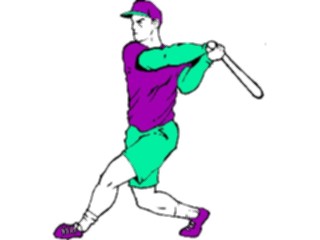 Sticker Custom Preview Image #118646 Sports Baseball Softball Batter39