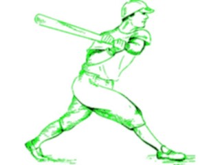 Sticker Custom Preview Image #118651 Sports Baseball Softball Batter44