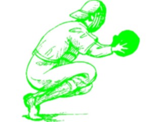 Sticker Custom Preview Image #118664 Sports Baseball Softball Catcher6