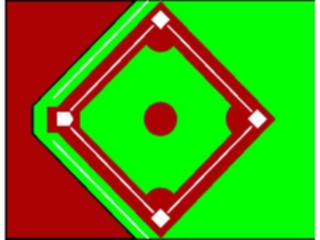 Sticker Custom Preview Image #118666 Sports Baseball Softball Diamond01