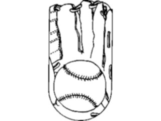 Sticker Custom Preview Image #118729 Sports Baseball Softball Glove Ball3