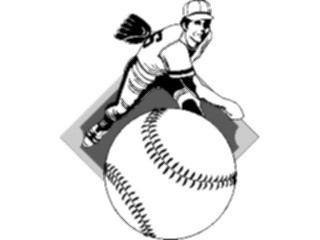 Sticker Custom Preview Image #118736 Sports Baseball Softball Pitcher01