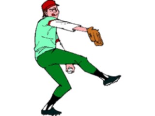 Sticker Custom Preview Image #118742 Sports Baseball Softball Pitcher07