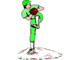 Sticker Custom Preview Image #118754 Sports Baseball Softball Pitcher19