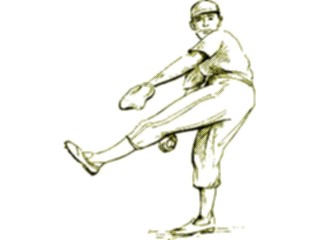 Sticker Custom Preview Image #118756 Sports Baseball Softball Pitcher21