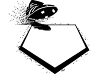 Sticker Custom Preview Image #118803 Sports Baseball Softball Steppingon Home Plate