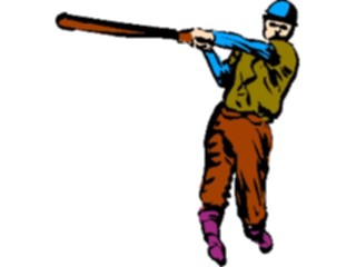 Sticker Custom Preview Image #119184 Sports Brush Stroke Baseball Batter3