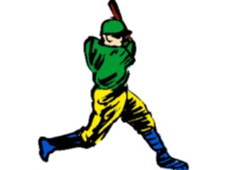 Sticker Custom Preview Image #119185 Sports Brush Stroke Baseball Batter4