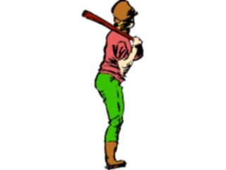 Sticker Custom Preview Image #119186 Sports Brush Stroke Baseball Batter5