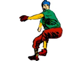 Sticker Custom Preview Image #119191 Sports Brush Stroke Baseball Pitcher3