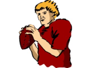 Sticker Custom Preview Image #119205 Sports Brush Stroke Football Player2