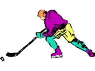 Sticker Custom Preview Image #119220 Sports Brush Stroke Ice Hockey5