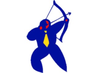 Sticker Custom Preview Image #119244 Sports Cartoons Archery01