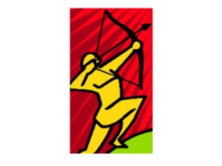 Sticker Custom Preview Image #119245 Sports Cartoons Archery02