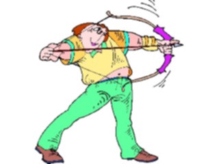 Sticker Custom Preview Image #119254 Sports Cartoons Archery11