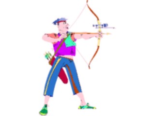 Sticker Custom Preview Image #119255 Sports Cartoons Archery12