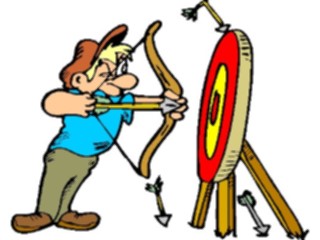 Sticker Custom Preview Image #119257 Sports Cartoons Archery14