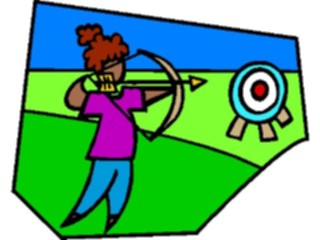 Sticker Custom Preview Image #119262 Sports Cartoons Archery19