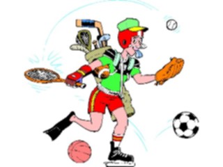 Sticker Custom Preview Image #119277 Sports Cartoons Athlete12