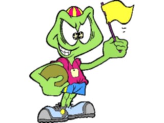 Sticker Custom Preview Image #119281 Sports Cartoons Athlete Frog