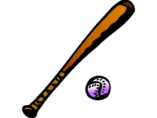 Sticker Custom Preview Image #119324 Sports Cartoons Baseball Bat Ball1