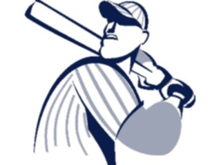 Sticker Custom Preview Image #119330 Sports Cartoons Baseball Batter03