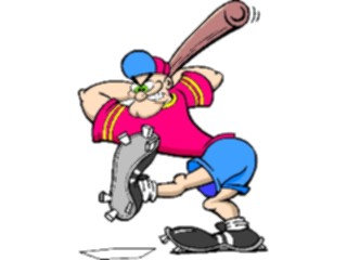 Sticker Custom Preview Image #119335 Sports Cartoons Baseball Batter08