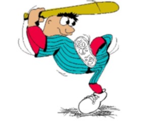 Sticker Custom Preview Image #119339 Sports Cartoons Baseball Batter12