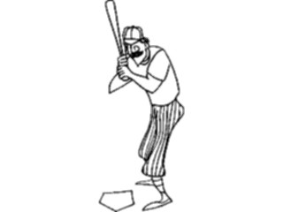 Sticker Custom Preview Image #119346 Sports Cartoons Baseball Batter19