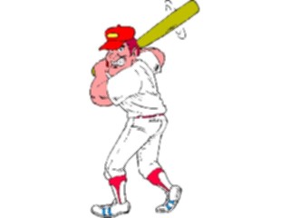 Sticker Custom Preview Image #119349 Sports Cartoons Baseball Batter22