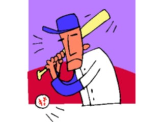 Sticker Custom Preview Image #119351 Sports Cartoons Baseball Batter24