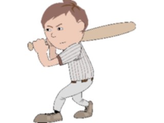 Sticker Custom Preview Image #119357 Sports Cartoons Baseball Batter30