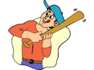 Sticker Custom Preview Image #119360 Sports Cartoons Baseball Batter33