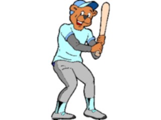 Sticker Custom Preview Image #119366 Sports Cartoons Baseball Bear3