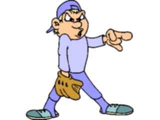 Sticker Custom Preview Image #119370 Sports Cartoons Baseball Catcher1