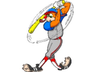 Sticker Custom Preview Image #119381 Sports Cartoons Baseball Dog1