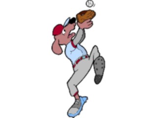 Sticker Custom Preview Image #119384 Sports Cartoons Baseball Dog4