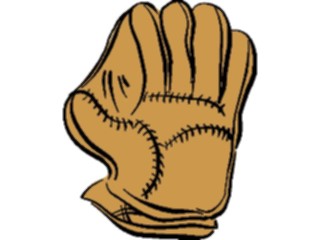 Sticker Custom Preview Image #119394 Sports Cartoons Baseball Glove