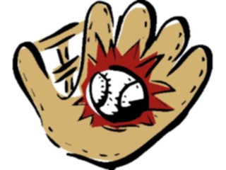 Sticker Custom Preview Image #119396 Sports Cartoons Baseball Glove Ball2