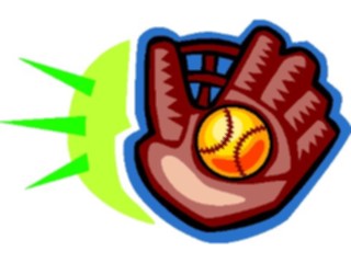 Sticker Custom Preview Image #119397 Sports Cartoons Baseball Glove Ball3