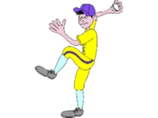 Sticker Custom Preview Image #119402 Sports Cartoons Baseball Pitcher01