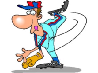 Sticker Custom Preview Image #119406 Sports Cartoons Baseball Pitcher05