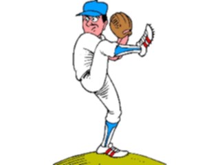 Sticker Custom Preview Image #119409 Sports Cartoons Baseball Pitcher08