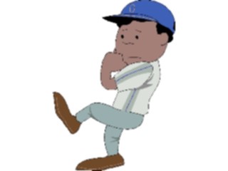 Sticker Custom Preview Image #119412 Sports Cartoons Baseball Pitcher11