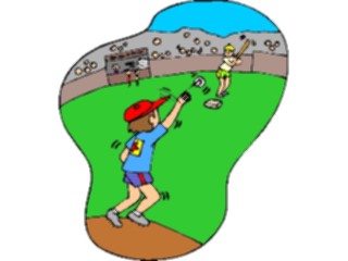 Sticker Custom Preview Image #119413 Sports Cartoons Baseball Pitcher12