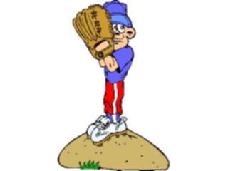 Sticker Custom Preview Image #119418 Sports Cartoons Baseball Pitcher17