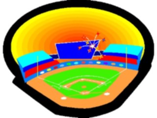 Sticker Custom Preview Image #119485 Sports Cartoons Baseball Stadium1
