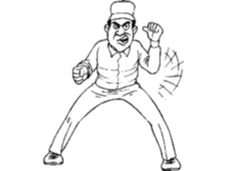 Sticker Custom Preview Image #119492 Sports Cartoons Baseball Umpire3