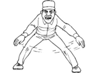 Sticker Custom Preview Image #119494 Sports Cartoons Baseball Umpire5