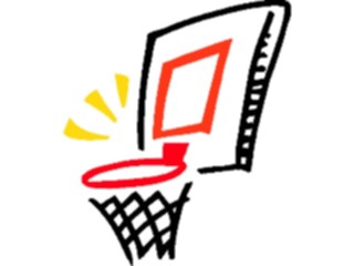 Sticker Custom Preview Image #119503 Sports Cartoons Basketball Backboard3